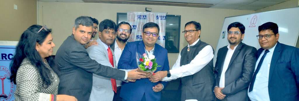 Felicitation of CMA Chaitanya Mohrir, Newly elected Chairman WIRC